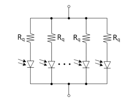 框图 - Broadcom AFBR-S4N44P044M 2×2 NUV-MT光电倍增阵列管